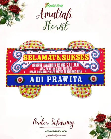 Papan Bunga Ucapan Selamat Sudirejo Ii